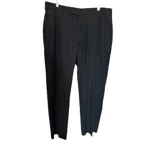 PERRY ELLIS Men’s Black Chino Dress Pants Wool Blend Size 36X30